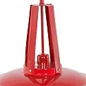 Mexlite Mexlite Pendant luminaire EDEN, 1 flame, 42cm, rot