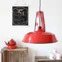 Mexlite Mexlite Pendant luminaire EDEN, 1 flame, 42cm, rot