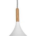 Mexlite Mexlite Pendant luminaire BJORR, 1 flame, 30cm, white