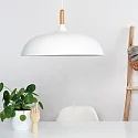 Mexlite Mexlite Pendant luminaire BJORR, 1 flame, 45cm, white