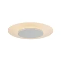 Steinhauer ceiling luminaire LIDO small, round, indirect, perforated IP20, white matt dimmable