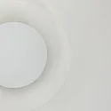 Steinhauer ceiling luminaire LIDO small, round, indirect, perforated IP20, white matt dimmable