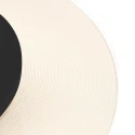 ceiling luminaire LIDO small, round, indirect, perforated IP20, black matt dimmable