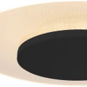 ceiling luminaire LIDO small, round, indirect, perforated IP20, black matt dimmable