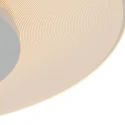 Steinhauer ceiling luminaire LIDO round, medium, indirect, perforated IP20, white matt dimmable