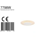 Steinhauer ceiling luminaire LIDO round, medium, indirect, perforated IP20, white matt dimmable