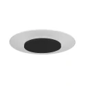 ceiling luminaire LIDO round, medium, indirect, perforated IP20, black matt dimmable