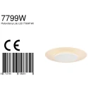 ceiling luminaire LIDO large, round, indirect, perforated IP20, black matt dimmable