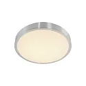 Mexlite outdoor ceiling luminaire GALAXY cylindrical, medium, switchable IP44, steel brushed 