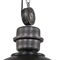Steinhauer pendant luminaire BIKKEL - Ø 52CM 1 flame, large E27 IP20, black matt dimmable