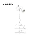 Steinhauer pendant luminaire BIKKEL - Ø 52CM 1 flame, large E27 IP20, black matt dimmable