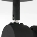 Steinhauer spot NATASJA 1 flame, Dim-To-Warm, adjustable GU10 IP20, black matt dimmable