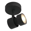 Steinhauer spot NATASJA 1 flame, Dim-To-Warm, adjustable GU10 IP20, black matt dimmable
