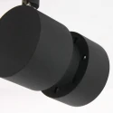 Steinhauer spot NATASJA 1 flame, Dim-To-Warm, adjustable GU10 IP20, black matt dimmable