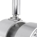 spotlight bar NATASJA 3 flames, long, Dim-To-Warm, adjustable GU10 IP20, steel brushed dimmable