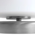 Steinhauer table lamp ANCILLA round, short, with touch dimmer G9 IP20, steel brushed dimmable