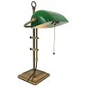 table lamp ANCILLA long, adjustable, with pull switch chain E27 IP20, brushed bronze 