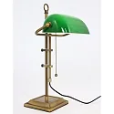 table lamp ANCILLA long, adjustable, with pull switch chain E27 IP20, brushed bronze 