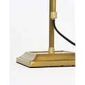 table lamp ANCILLA long, adjustable, with pull switch chain E27 IP20, brushed bronze 