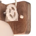 ceiling luminaire GEARWOOD 1 flame E27 IP20, creme dimmable