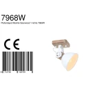 Mexlite Mexlite Spot GEARWOOD, 1 flame, white