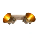 Mexlite Mexlite Spot GEARWOOD, 2 flames, brown