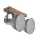 Mexlite Spot GEARWOOD, 2 flames, green