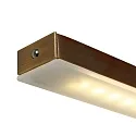 Steinhauer Steinhauer Pendant luminaire ZELENA LED, 3 flames, L:150cm, bronze