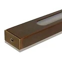 Steinhauer Steinhauer Pendant luminaire ZELENA LED, 3 flames, L:150cm, bronze