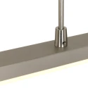 Steinhauer Pendant luminaire ZELENA LED, 3 flames, L:150cm, bronze
