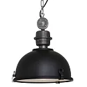 pendant luminaire BIKKEL - Ø 32CM 1 flame, small E27 IP20, black matt dimmable
