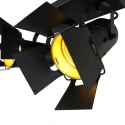 Mexlite Mexlite Spot CARRÉ, 2 flames, studio spotlight, black