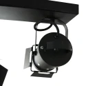 Mexlite Mexlite Spot CARRÉ, 2 flames, studio spotlight, black