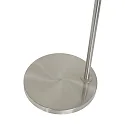 Steinhauer floor lamp PRESTIGE CHIC cylindrical, with switch, with shade, with jointed arm, with plug E27 IP20, steel brushed 