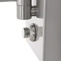 wall luminaire PRESTIGE CHIC cylindrical, with switch, with shade, with jointed arm, with plug E27 IP20, steel brushed dimmable