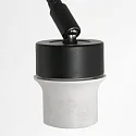 Steinhauer floor lamp PRESTIGE CHIC cylindrical, with switch, with shade, with jointed arm E27 IP20, black matt 