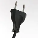 Steinhauer floor lamp PRESTIGE CHIC cylindrical, with switch, with shade, with jointed arm E27 IP20, black matt 