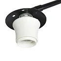 Steinhauer floor lamp SPARKLED LIGHT cylindrical, with switch, with shade, with plug, adjustable E27 IP20, black matt 