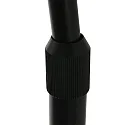 floor lamp SPARKLED LIGHT cylindrical, with switch, with shade, with plug, adjustable E27 IP20, black matt dimmable