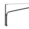 Steinhauer wall luminaire ELEGANT CLASSY with switch, with shade, with strain relief, with plug, adjustable E27 IP20, black matt 