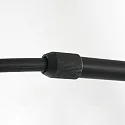 Steinhauer wall luminaire SPARKLED LIGHT cylindrical, with shade, adjustable E27 IP20, black matt 