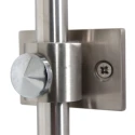 Steinhauer wall luminaire SPARKLED LIGHT cylindrical, with shade, adjustable E27 IP20, steel brushed 