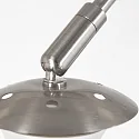 Steinhauer wall luminaire SPARKLED LIGHT cylindrical, with shade, adjustable E27 IP20, steel brushed 