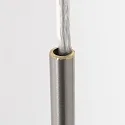 pendant luminaire SPARKLED LIGHT cylindrical, with shade E27 IP20