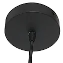Steinhauer pendant luminaire SPARKLED LIGHT cylindrical, with shade E27 IP20, black matt dimmable