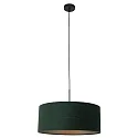 pendant luminaire SPARKLED LIGHT cylindrical, with shade E27 IP20, black matt dimmable