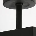 wall luminaire STANG up, cylindrical, with shade E27 IP20, black matt dimmable