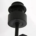 wall luminaire STANG up, cylindrical, with shade E27 IP20, black matt dimmable