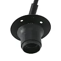 Steinhauer wall luminaire SPARKLED LIGHT half round, with shade, adjustable E27 IP20, black matt 