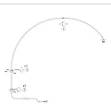 Steinhauer wall luminaire SPARKLED LIGHT half round, with shade, adjustable E27 IP20, black matt 
